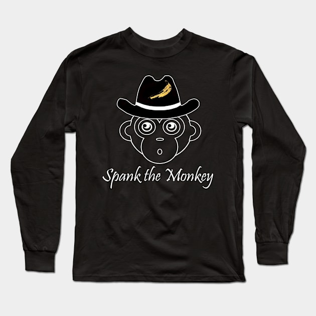 spank the monkey t shirt Long Sleeve T-Shirt by Ulin-21